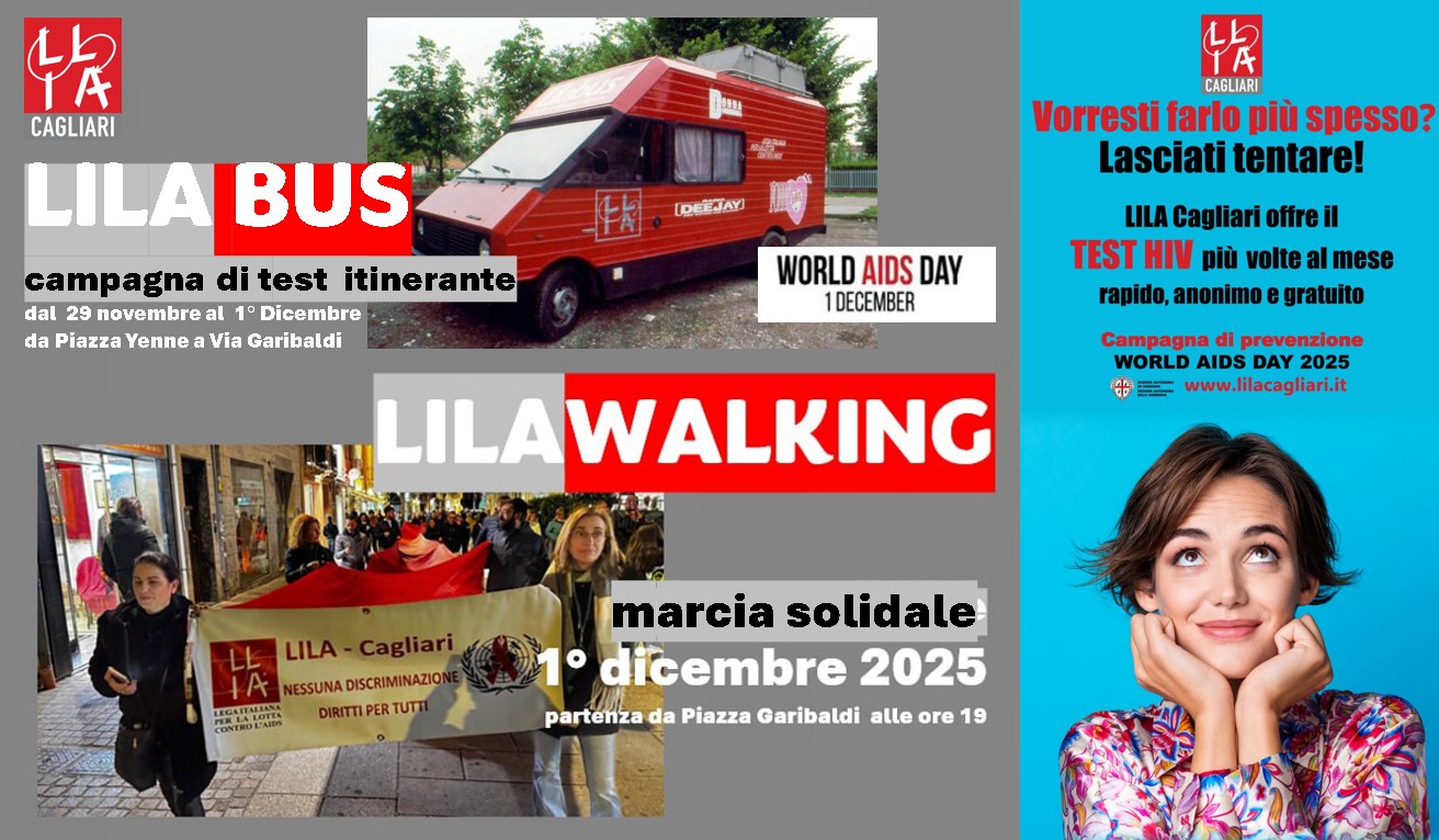 World Aids Day 2025: le nostre iniziative LILABUS e LILAWALKING